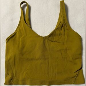 Green LuluLemon Align Tank Top Size 6 Green